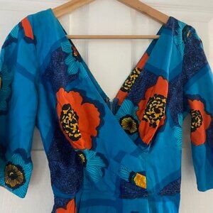 🌺 Handmade Vintage Hawaiian Dress – One of a Kind 🌺